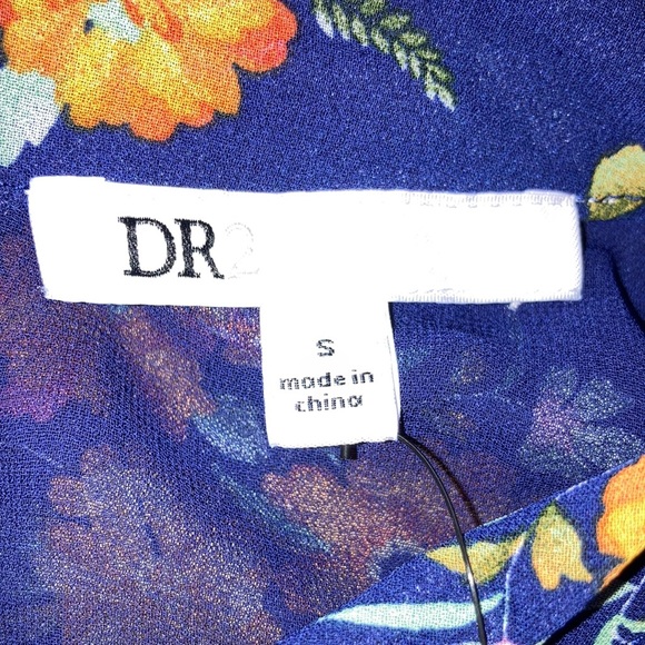 NWT DR2 by Daniel Rainn Sleeveless Floral Top Size Small - Picture 5 of 7